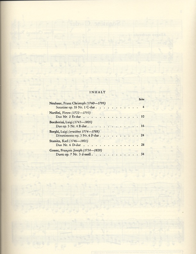 Bormann, P.: Early Classical Violin Duets, Volume 1 (two violins)