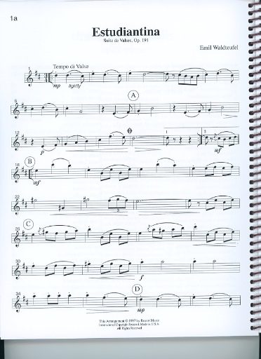 Kelley, Daniel: Music for Three Vol.4 Rags & Waltzes (violin 1)