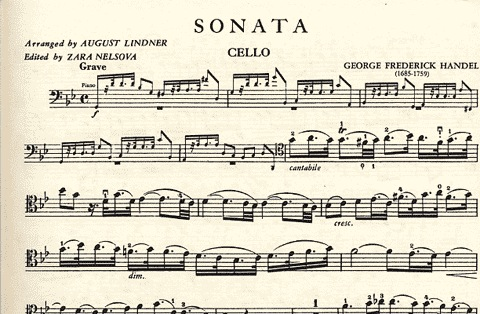 Handel, G.F.Sonata in G minor (cello & piano)