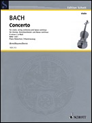 Bach: Concerto No.1 in A minor, S.1041 (violin, piano) SCHOTT
