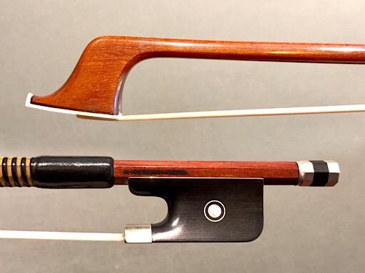 D. Carvalho Brasil cello bow, silver/ebony, 83.6g