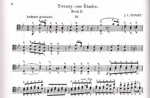 Duport, J.P.: 21 Etudes Bk.2 No. 14-21 (cello)