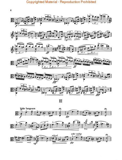 Hindemith, P. : Solo Sonata No.1, Op. 25 (viola)