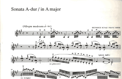 Biber, H.I.F.von: Two Sonatas (violin & piano)