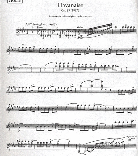 Saint-Saens, Camille: Havanaise Op.83, Introduction & Rondo Op.28 (violin & piano)