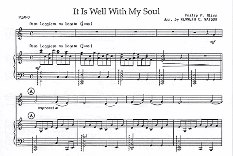Watson, Kenneth: It Is Well with My Soul (violin & piano)