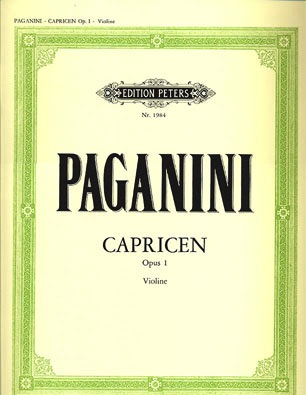 Paganini, Niccolo: 24 Caprices Op. 1 (violin)