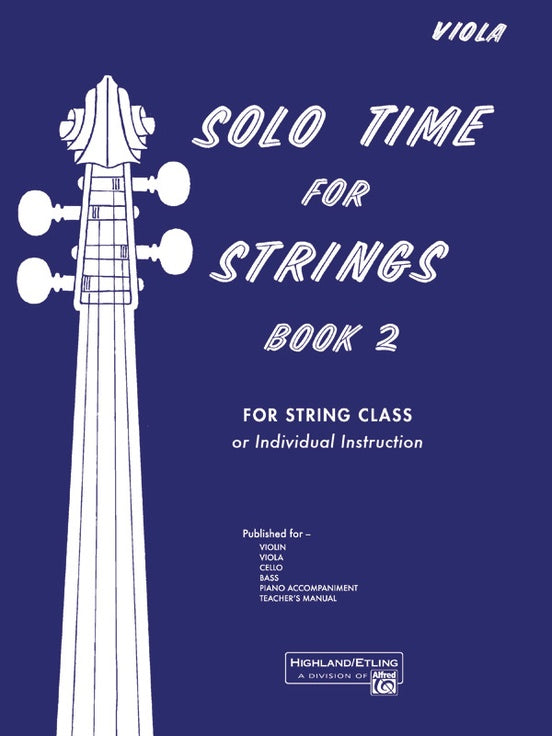 Etling, F.R.: Solo Time for Strings, Book 2 (viola)