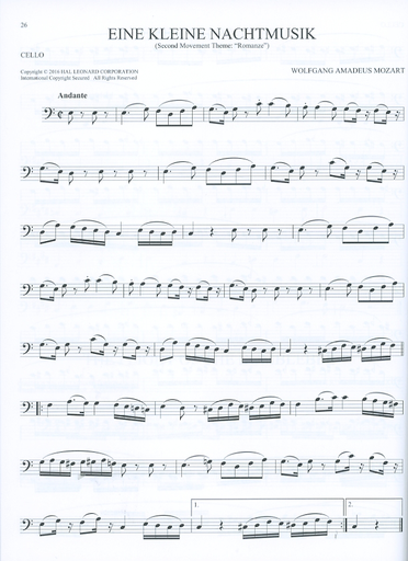 101 Classical Themes (cello)