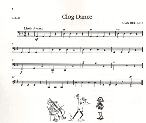 Bullard, Alan: Party Time! 17 party pieces for cello & piano