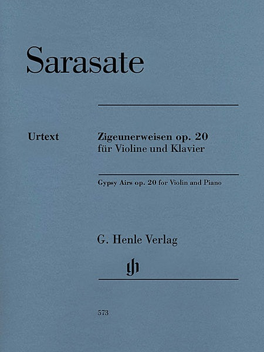 Sarasate, Pablo de: Zigeunerweisen Op. 20- Gypsy Airs for Violin and piano