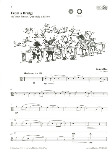 Rae, James: Viola Debut-12 Easy Pieces for Beginners (viola & CD)