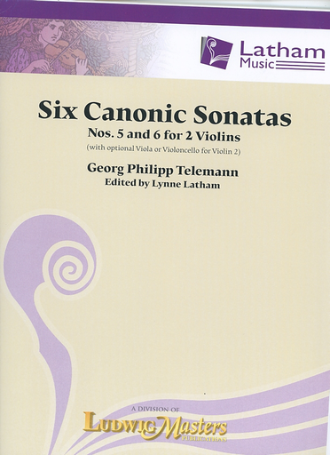 Telemann: Six Canonic Sonatas Nos. 5 & 6 (2 violins) Ludwig Masters