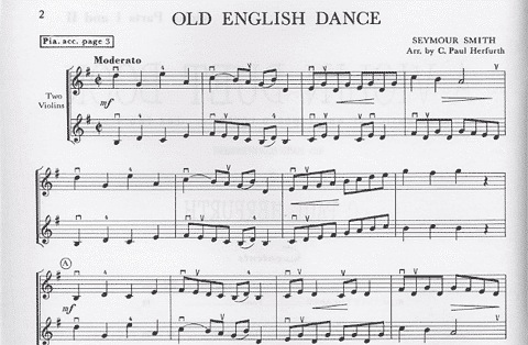 Herfurth, C.P.: A Violin Duet Book (2 violins & piano)