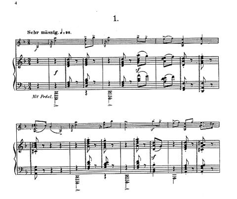 Bruch, Max: Swedish Dances, Op.63 (violin & piano)