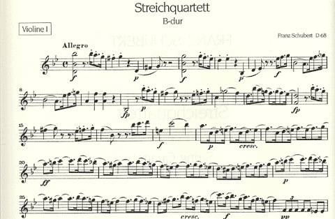 Schubert, F.: String Quartet D68 in Bb Major