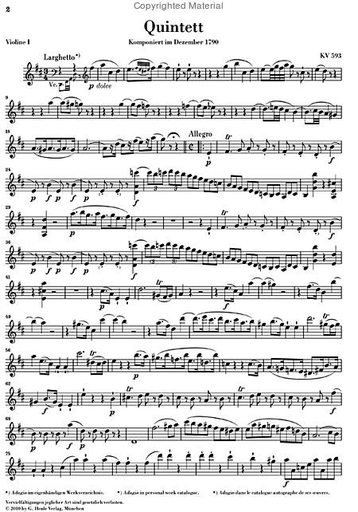 Mozart, W.A. (Herttrich/Seiffert, ed.): String Quintets, Vol. 3, urtext (2 violins, viola, and cello)