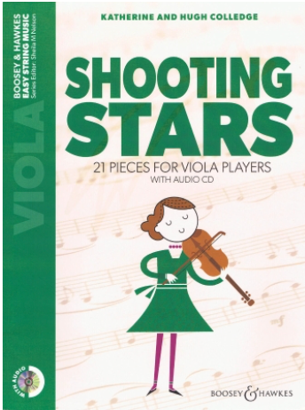 Colledge: Shooting Stars; 21 Pieces for Viola Players (viola, audio CD) BH