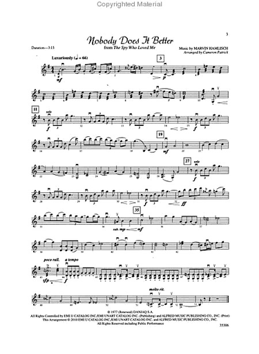 Patrick: Movie String Quartets (violin 2)