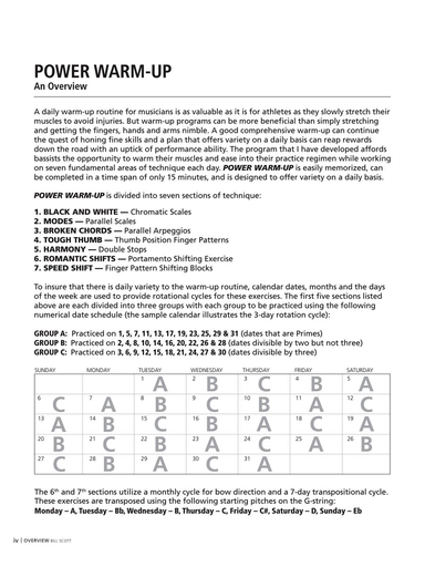 Scott, B.: Power Warm-Up for the Double Bassist (double bass)