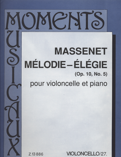 Massenet: Melodie - Elegie Op.10, No. 5 (cello, piano)
