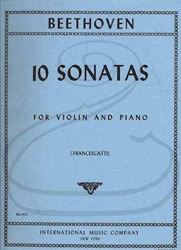 Beethoven (Francescatti): (2 Part Set) 10 Sonatas for Violin & Piano (violin & piano) International