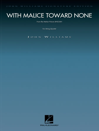 Williams: With Malice Toward None (string quartet) | Metzler Violins