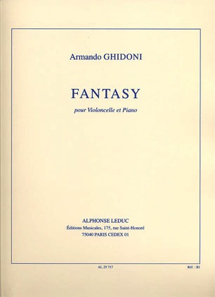 Ghidoni, Armando: Fantasy (cello & piano)