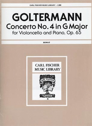 Goltermann, G. (Schultz, Arr): Concerto No.4 Op.65 in G (cello & piano) Carl Fischer