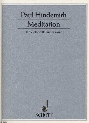 Hindemith, P.: Meditation from Nobilissima Visione (cello and piano)
