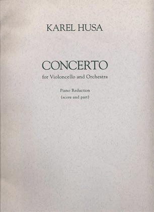 Husa, Karel: Cello Concerto (cello & piano)