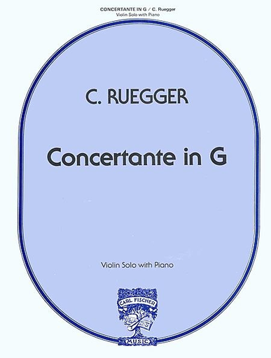 Ruegger, Charlotte: Concertante in G (violin & piano)