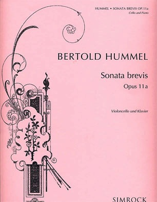 Hummel, B.: Sonata Brevis, Op. 11a (cello & piano)