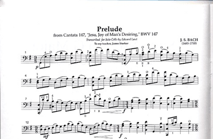 Bach, J.S. (Laut): Suite No. 7 in G Major for Solo Cello