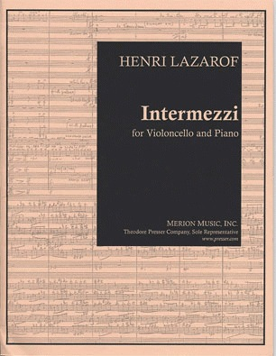 Lazarof, Henri: Intermezzi (cello & piano)