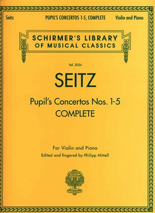 Seitz, F.: Pupil's Concertos No.1-5 COMPLETE (Violin & Piano)