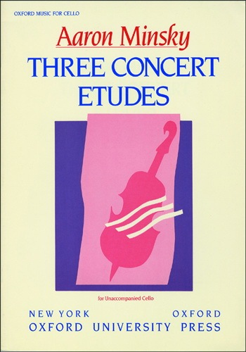 *out of print* Minsky: 3 Concert Etudes (cello solo)