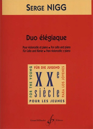 Nigg, Serge: Duo Elegiaque (cello & piano)