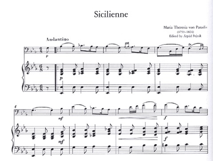 Paradis, Maria Theresa von: Sicilienne (cello & piano)