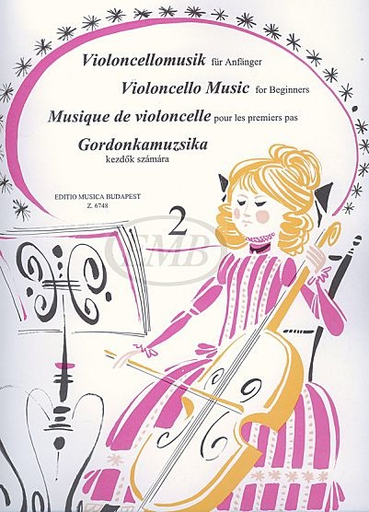 Pejtsik: Violoncello Music for Beginners Vol.2 (cello & piano), Edito Musica Budapest