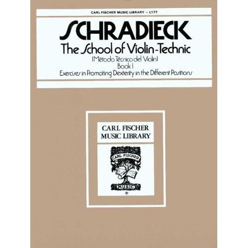 Schradieck: The School of Violin Technics Bk.1