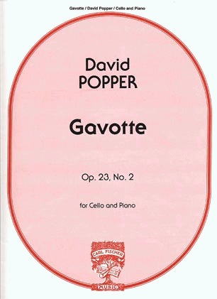 Popper, David: Gavotte Op.23 No.2 (Cello & Piano)