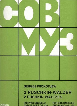 Prokofiev, Sergei: Pushkin Waltzes Op.120 (Cello & Piano)