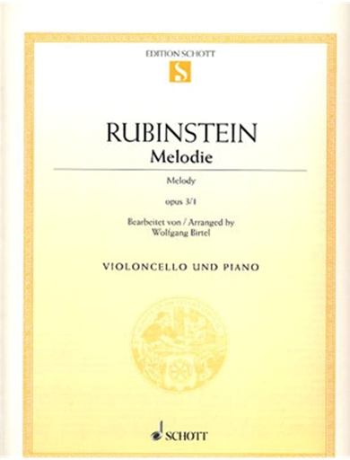 Rubenstein, Anton: Melodie Op.3 No.1 (cello & piano)