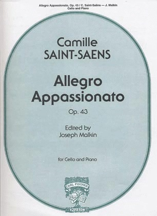 Saint-Saens, Camille (Malkin): Allegro Appassionato Op.43 (cello & piano) Carl Fischer