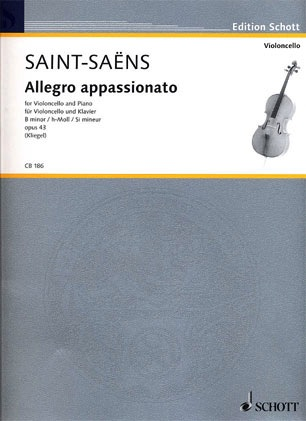 Saint-Saens, C. (Kliegel, ed.) : Allegro Appassionato in B Minor, Op.43 (cello and piano)