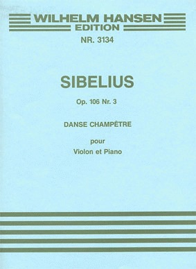 Sibelius, Jean: Danse Champetre Op.106 #3 (violin & piano)