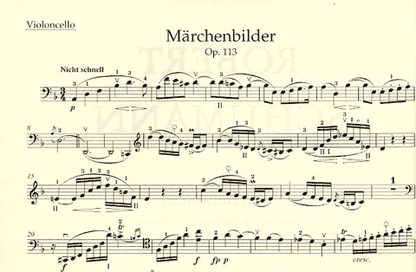 Schumann, R.: Marchenbilder-Fairy Tales Op.113 (cello & piano) Barenreiter