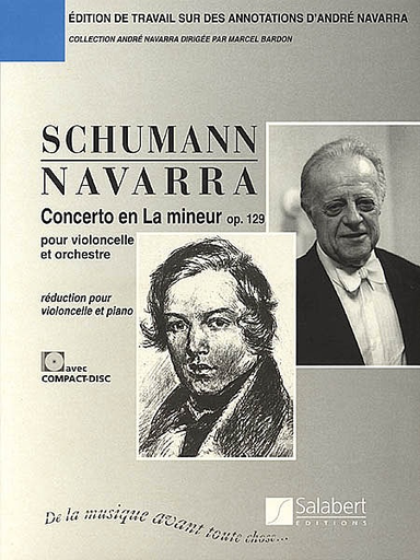Schumann, Robert (Navarra): Concerto in A major (cello & piano or CD)