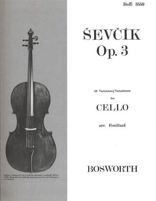 Sevcik, O. (Feuillard): Forty Variations, Op. 3 (Cello)
